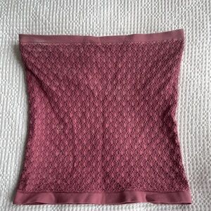 Free People Mauve Textured Tube Top